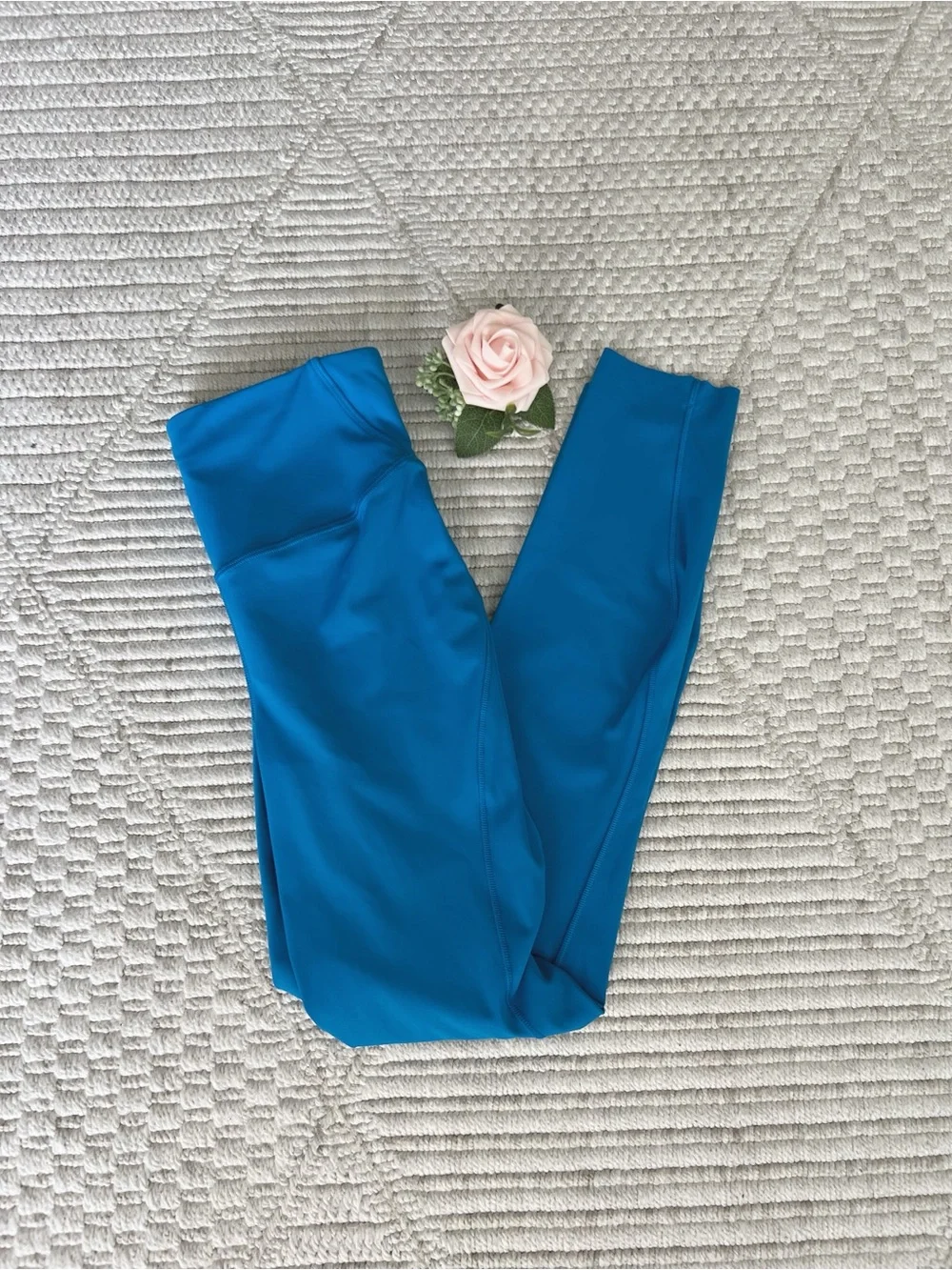 Lululemon Base Pace High Rise Blue Poolside Performance Athletic Legging 4